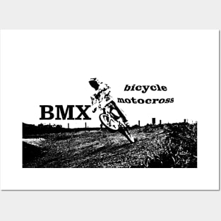 bicycle motocross Posters and Art